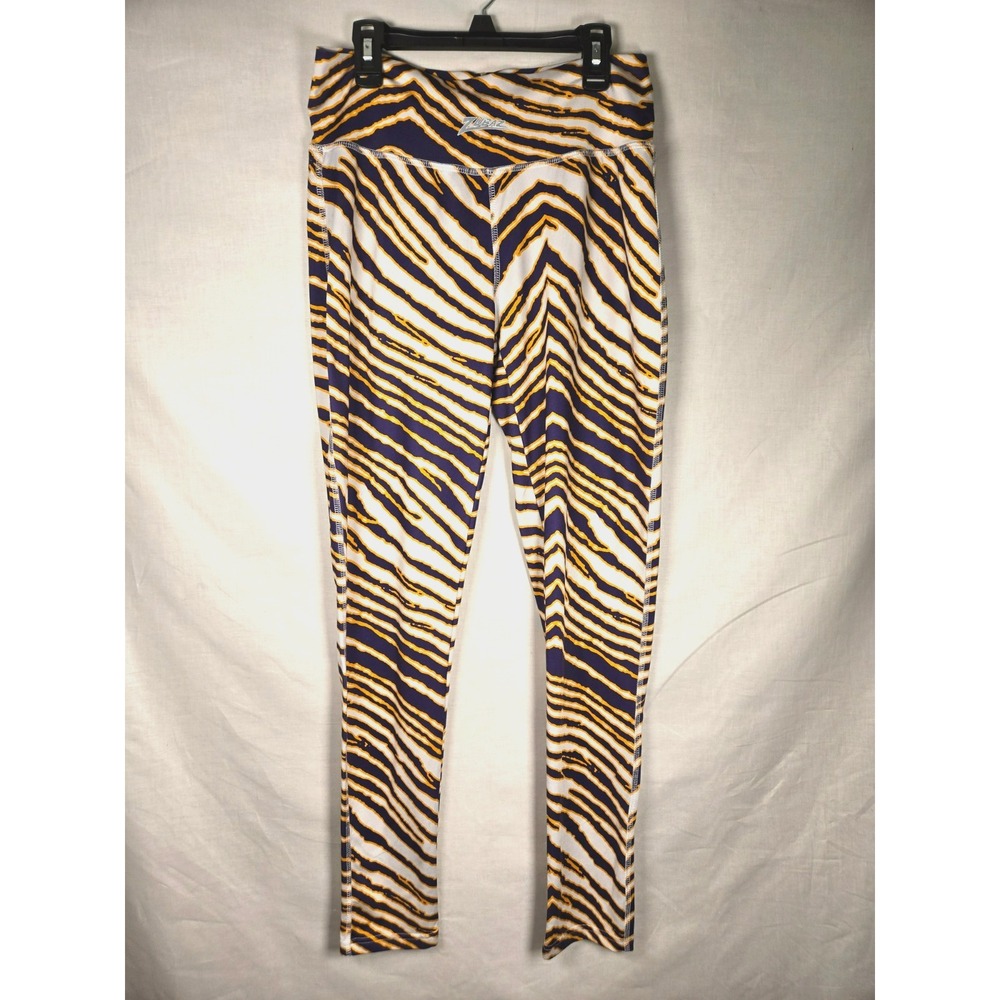 Minnesota Vikings Zubaz Leggings Purple and Gold Women's XL
